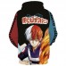 My Hero Academia Shoto Todoroki 3D Hoodie