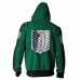 Attack on Titan Scouting Legion Zip Up Hoodie