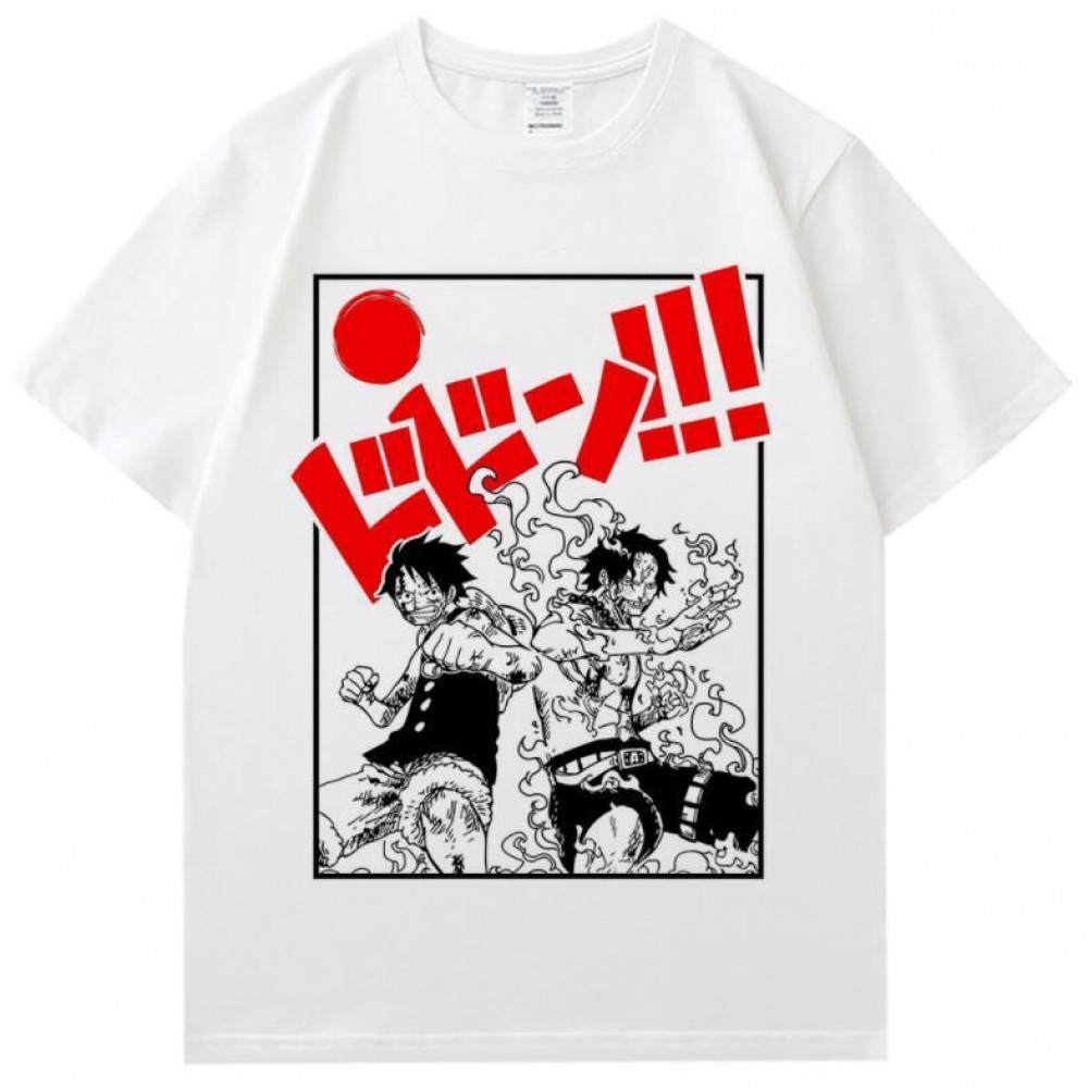 One Piece Luffy and Zoro Roronoa T-shirt 