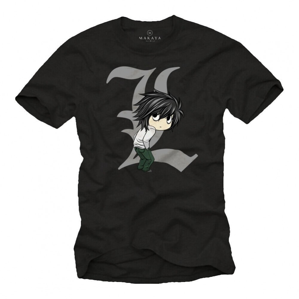 Death Note L Black T-shirt