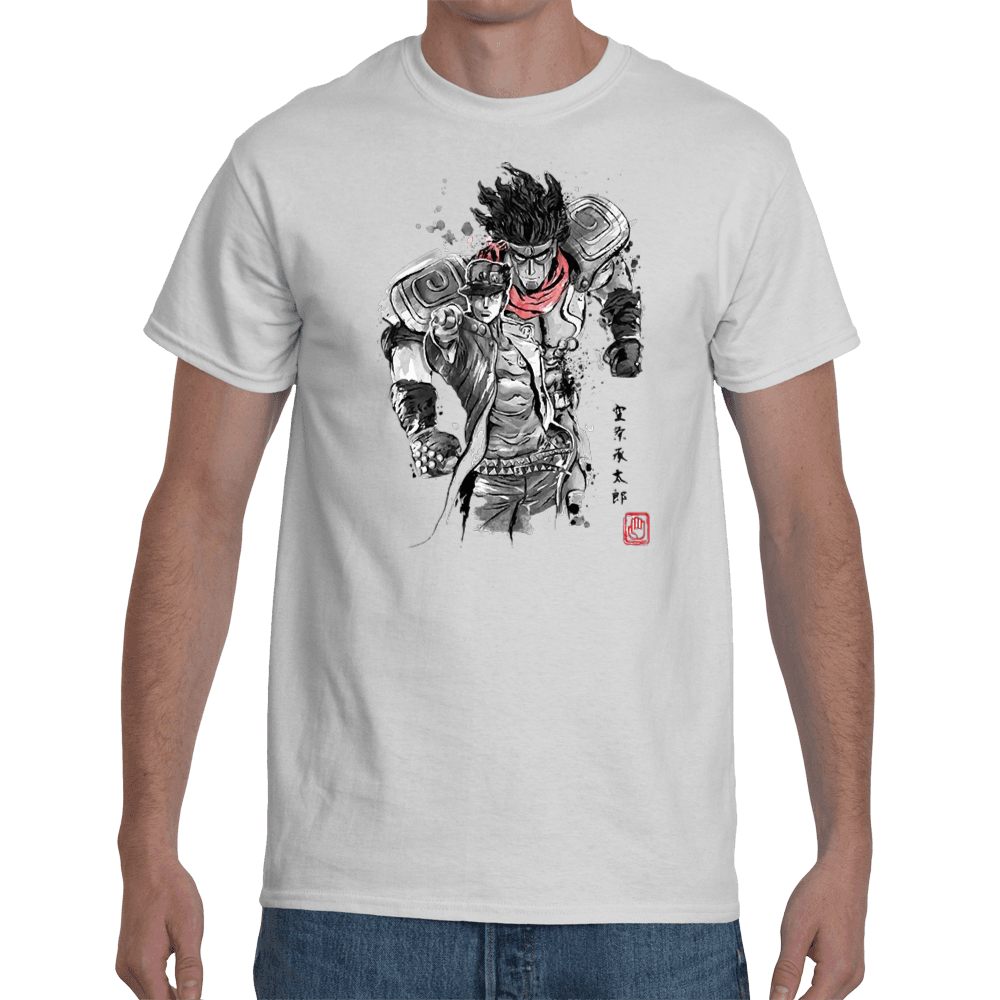 JoJo's Bizarre Adventure Jotaro Kujo and Star Platinum T-shirt