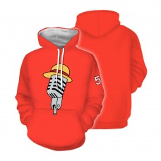 One Piece Monkey D.Luffy Red Hoodie