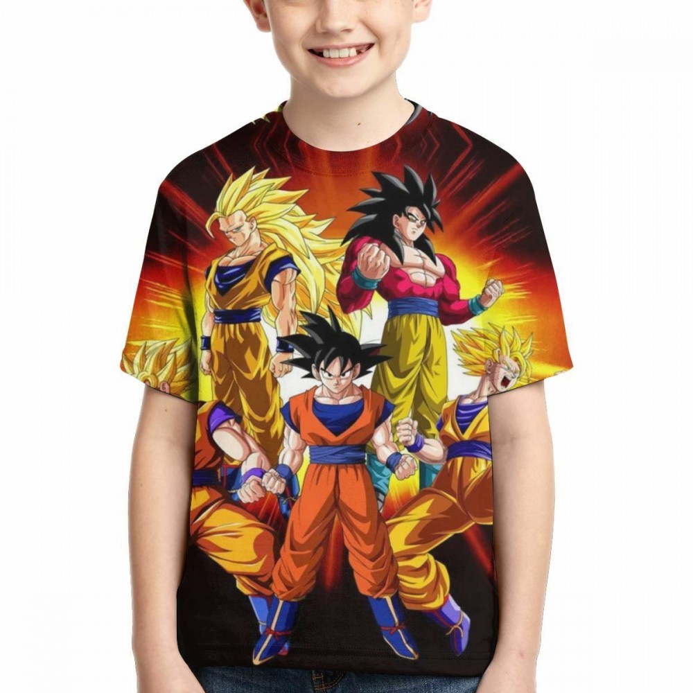 Dragon Ball Z Saiyan Goku Teens T-shirt