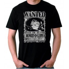 One Piece Monkey D. Luffy Wanted T-shirt 