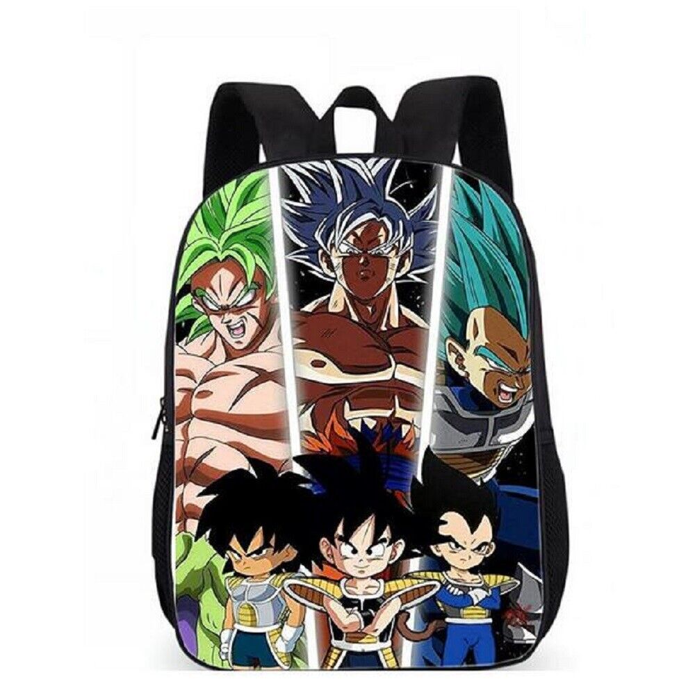 Dragon Ball Z Super Saiyan Son Goku Broli Vegeta Backpack